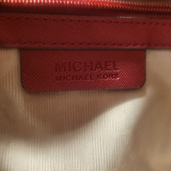 Michael Kors Red Studded Selma - Picture 5 of 6
